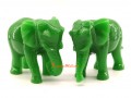 Pair of Elephants with Trunks Down