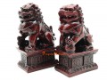 Pair of Foo Dogs (Redwood color)