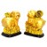 Pair of Prosperity Pigs with Gold Ingot and Coin