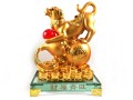 Prosperity Golden Dog with Wu Lou