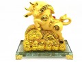 Prosperity Golden Ox with Coin