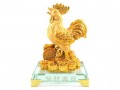 Prosperity Golden Rooster with Coins