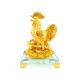 Prosperity Golden Rooster with Gold Ingot