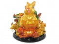 Good Fortune Rabbit with Horoscope friends and Gold Ingot
