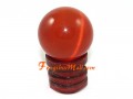 Cat's Eye Crystal Ball - Red
