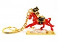 Red Victory Horse with Monkey, Rat and Dragon Keychain