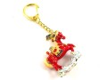 Red Windhorse Over Water Keychain