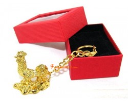 Feng Shui Rooster Keychain