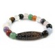 Tibetan Dzi Bead of Your Choice with Multi-Crystal Apple Bracelet