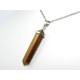 Tiger Eye Double Point Crystal Pendant (L)