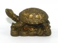 Brass Tortoise on Gold Ingots and Coins