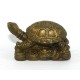 Brass Tortoise on Gold Ingots and Coins