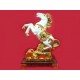 White Victory Feng Shui Horse with Treasure