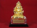Golden Tibetan Wealth God Jhambala with Air Freshener