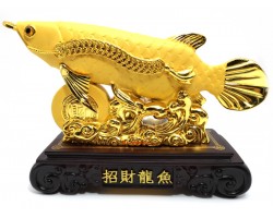 Wealth Inviting Golden Arowana Feng Shui Fish