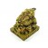 Wealthy Feng Shui Money Frog on Bed of Coins