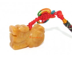 Family Pack 4 Pieces -Yellow Jasper Pi Yao Lucky Charm