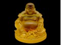 Yellow Liu Li Laughing Buddha
