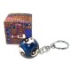 Yin Yang Bao Ding Health Iron Ball Keychain (Blue)