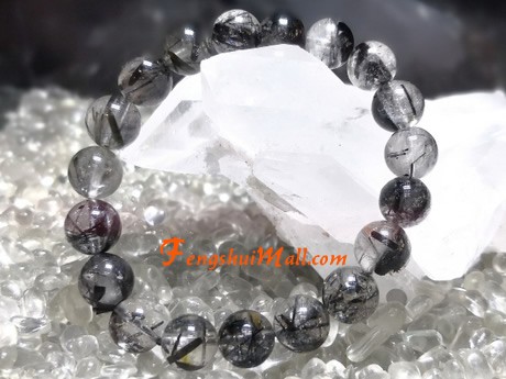 Aggregate more than 82 black rutilated quartz bracelet latest - POPPY