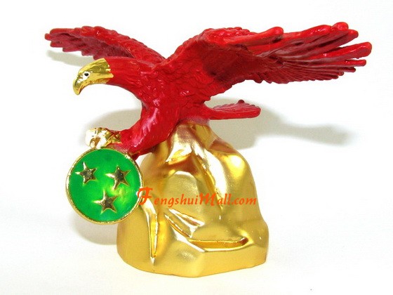 Red Eagle to Overcome Quarrelsome Star :: #3 Star Feng Shui Cure