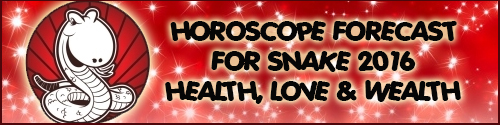 Feng Shui Horoscope 2016 Forecast for Snake