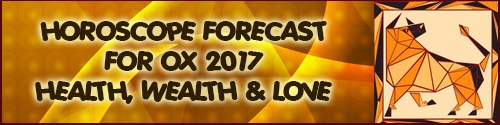Feng Shui Forecast 2017 for Ox